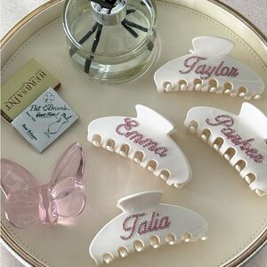 Personalized Claw Clips